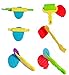 Clay Dough 5 Piece Dough Extruder Toy and 6-Piece Basic Dough Tool Set