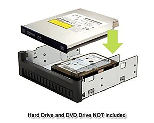 BYTECC BRACKET-535 5.25" Metal Tray for 2.5", 3.5" HDD/Slim DVD, Convert 5.25" Bays