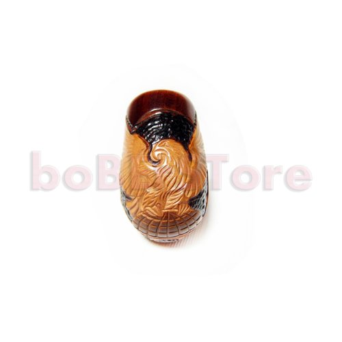 New Fashion"American Eagle" Tobacco Smoking Pipe Carved Pear Root + Pouch Gift! (2)