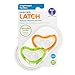 Munchkin Latch Lightweight Pacifier, Green/Orange, 0+ Months, 2 Count
