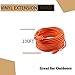 Epicord 16/3 Vinyl Outdoor Long Extension Cord 3 Prong Heavy Duty for Indoor and Outdoor (100 Feet Orange)