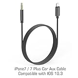 Buteny cdy-251 iPhone 7 Car Aux Cable, [Upgraded] Lightning to 3.5mm Premium Auxiliary Audio Cable Accessories