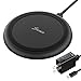 Seneo Wireless Charger, Qi-Certified Charging Pad 7.5W Fast for iPhone XR/XS/XS Max/X/8/8+, 10W Fast for Galaxy Note 9/S9/S9+/S8/S8+/S7/Note 8, Compatible for All Qi-enabled Phone (With QC3.0 Adapter)