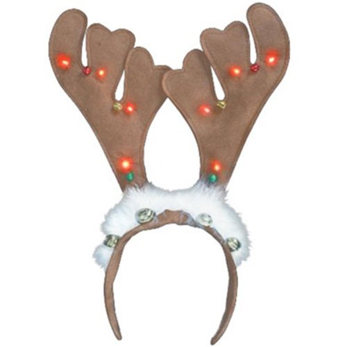 Flashing Reindeer Headband