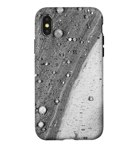 White Paint Spray Design Case for iPhone X/XS