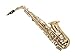 Eb Alto Saxophone Gold Lacquer Finish, Pad Saver, Neck Strap, Hard Case (609436)