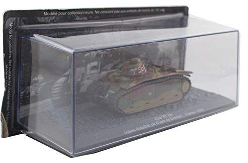 Militärische Modelldekoration, Tankmodell 1/72 Char B1 Bis Französischer Armee Schwere Tank Replik Kollektion Memorial… – Bild 4