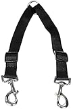 IDEAPRO Dog Leash Coupler, No Tangle Double Leashes, Walk and Control 2 Dogs  (up to 66 lbs dogs), 1