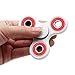 Cppslee Hands Fidget Spinner Toy Stress Reducer- Perfect For ADD, ADHD, Anxiety, and Autism Adult Children (White + red)
