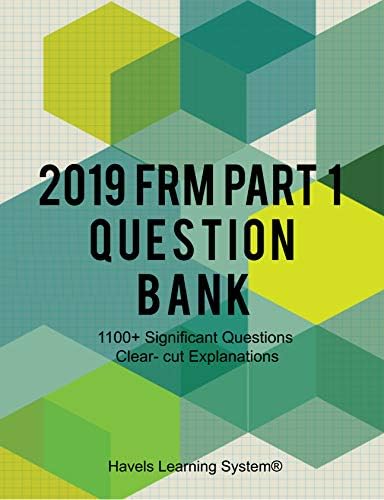 2019 FRM Part 1 Question bank