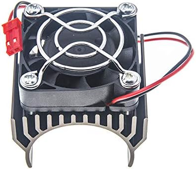 Alum 540 545 550 Motor Cooling Fan Heatsink JST Plug 5V Electric Engine Heat Sink for 1/10 HSP HPI Remote Control RC Car Truck Buggy Crawler