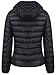 FADTOP Women's Hooded Packable Ultra Light Weight Short Down Jacket Down Coat