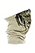 Flame Resistant Face Mask Neck Gaiter, USA Made, 6.4 Cal, Lightweight, Soft FRC (Zombie Face Gaiter (Beige)