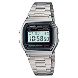 Men's Casio Digital Bracelet Watch - Silver A158W-1 TRG