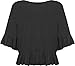 WearAll Women's Plus Size Frill Cardigan