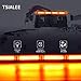 TSIALEE Led Traffic Advisor Strobe Light Bar, 24IN COB LED Warning Lights, 13 Modes Safety Flashing Police Light Bars with Cigar Lighter for Emergency Vehicles Trucks