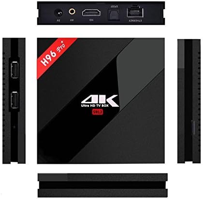 H96 Pro Plus Android 7.1 4K HD Media Player TV Box with 3GB RAM, 32GB eMMC, Dual Band 2.4G 5G WIFI Singal