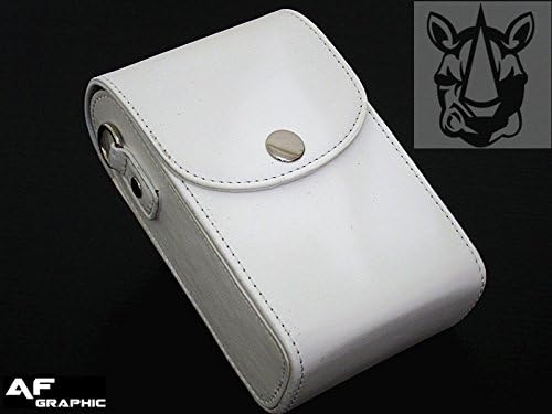 Af Graphic V43 White PU Leather Case Bag for Samsung Galaxy Camera 2 Ek Gc200 Ek Gc100 Ek Gc110 Ek Gc120