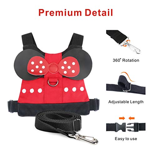 image for Idefair Kids Harness, Kid Leash Anti Lost Belt Harness Safety Walking 