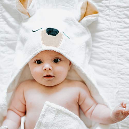 Ultra Soft Baby Hooded Towel | Extra Large and Super Absorbent Hooded Bath Towel for Babies,Toddlers | Rayon from Bamboo Baby Towel | Perfect Baby Shower Gift for Boys and Girls by Natemia - Thumbnail 4