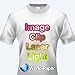 LASER TRANSFER FOR WHITE FABRIC: 