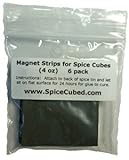 Small Magnet Strips - 6 pack, for 4 oz spice tins