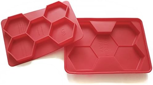 Silicone Burger Press - Meat Patty Maker and Freezer Container Press with 5 Divisions for Tasty and Healthy Patties for Sausage Patties, Hash Browns,Cutlets