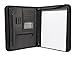 Executive PU Leather Zipper Portfolio, Designed for Professional Meetings and Interviews, Padfolio with Legal Pad, Business Card Slots, 10.1 Inch Tablet Sleeve, and Zipper Pockets