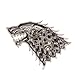 Men's King of North Wolf Head Antique Costumes Lapel Badge Christmas Gift