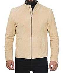 Decrum Suede Jacket Men - Brown Leather Jackets For