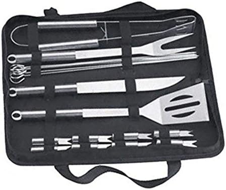 Fmissyao 16-pcs Barbecue Tool Set, Stainless Steel BBQ Accessories