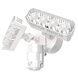 SANSI LED Security Motion Sensor Outdoor Lights, 36W (250W Incandescent Equivalent) 3600lm, 5000K Daylight, Dusk to Dawn IP65 Waterproof Flood Light, ETL Listed, White