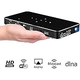 iXunGo Mini Projector, DLP Video Projector Support 1080P HDMI Input, WiFi, USB, TF Card Connectivity, Portable Size &amp; 120-Inch Display for Home Theater, Laptops &amp; Smartphones