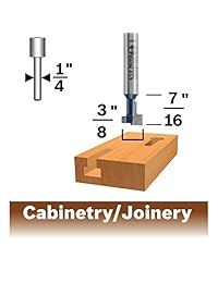 Bosch 85608 MC 3 8 en. Keyhole Router Bit con punta de carburo