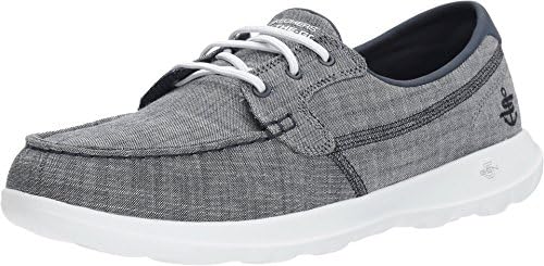 Skechers Women's Go Walk Lite-15433 Boat Shoe Blue Navy, 41 EU