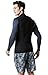 Tesla TM-MSR12-KKH_X-Large Men's UPF 50+ Long Sleeve Rashguard MSR12