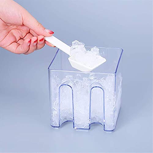 ALY Quadrat Eiscrusher Maschine Eiszerkleinerer Ideal Für Softdrinks Cocktails Oder Kalte 26.5 X 15.5Cm – Bild 6