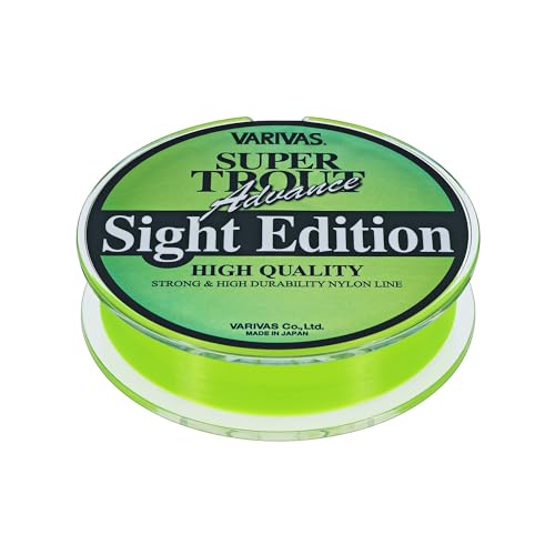 バリバス(VARIVAS) ナイロンライン バリバス スーパートラウトアドバンス サイトエディション 100m 1号 4lb ライトニンググリーン