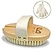 Premium Dry Brushing Body Brush for Glowing Tighter Skin and Better Circulation - Bonus Exfoliating Gloves to Easily Exfoliate in the Shower and Bath – For Rejuvenating Your Skin