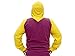 Nintendo Men's Wario Adult Costume Hoodie, Purple/Yellow, Large