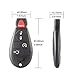 ECCPP M3N5WY783 267F-5WY783 2-Pack Keyless Entry Remote Car Key Fob Replacement for 2008-2010 Fit for Chrysler 300 2.7L 2008-2010 Fit for Chrysler 300 3.5L 5 Button