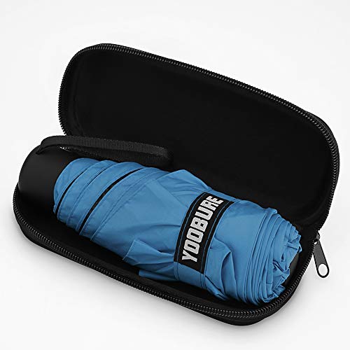 Yoobure Small Mini Umbrella with Case Light Compact Design Perfect for