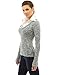 PattyBoutik Women's Layered-look Collar Marled Blouse