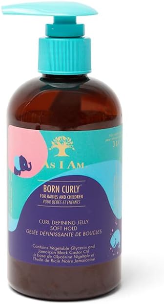 As I Am Born Curly Defining Jelly 8oz Argan Curl Definition & Hold