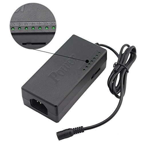 Longdex Universal 96W Power Supply Charger 12V/15V/16V/18V/19V/20V/24V Laptop PC Netbook Charger Adjustable Voltage Power Adapter