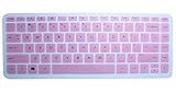 CaseBuy Silicone Keyboard Protector Skin Cover for HP Stream 13-c 14-z Notebook series, such as 13-c002dx, 13-c010nr, 13-c030nr, 14-z010nr US Version(Semi-Pink)