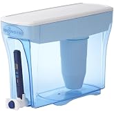 ZeroWater 23-Cup Water Filter Dispenser Removes PFOA/PFAS ​ | IAPMO certified: Lead, PFOA/PFOS, chromium, mercury; 5-stage Advanced Filtration; 0 TDS Water Filter Pitcher​
