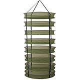 GROW1 2-Ft Plant Crop Harvest Drying Fabric Tiered Dry Rack Nets (Clips)