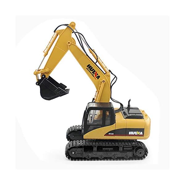 YXIAOL Die Casting RC Bagger 1:14 2,4 GHz 15-Kanal-Fernbedienung Bagger Kinder Elektro-Spielzeug-LKW - Kindergeschenk – Bild 4