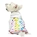 Fitwarm Mermaid Dog Hoodies Clothes Hooded Coat Pet Sweatshirts Cat Jackets Medium